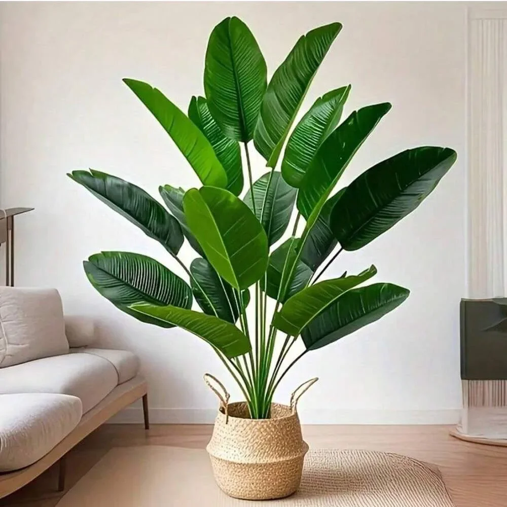 1pc 18 Leaves Artificial Plant - Monstera Adansonii review and price